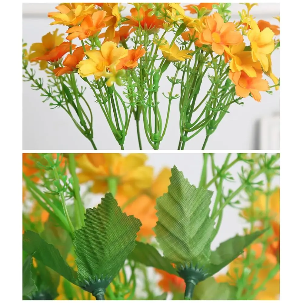 Nuevas 28 Flores Artificiales de Margarita de Plástico, Simulación de Flores de Seda, Coloridas, Falsas, de Camomila, Accesorios para Fotografía