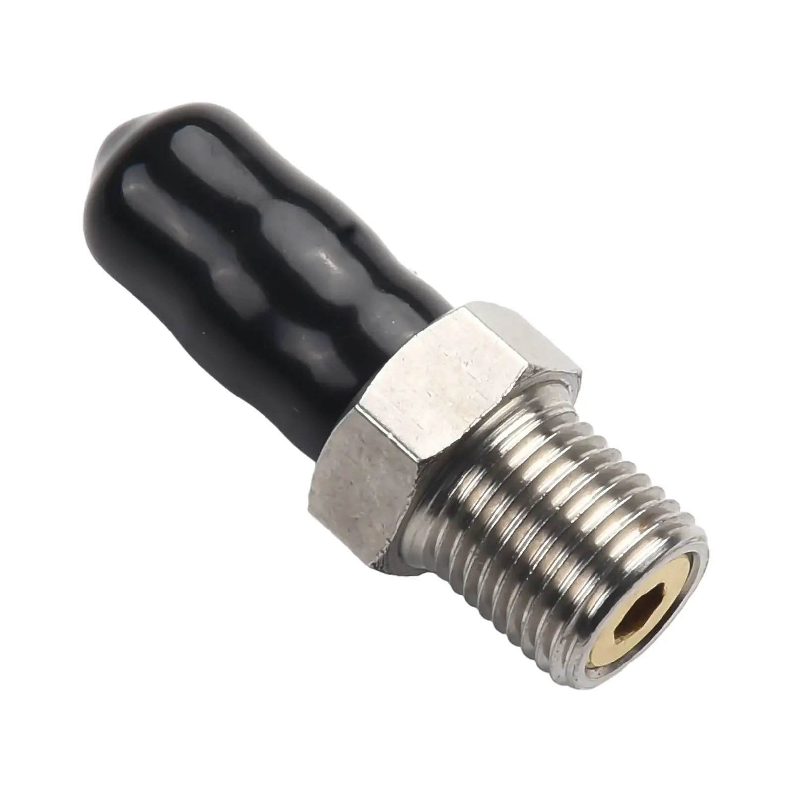 Konektor pria katup penghubung cepat PCP mengisi dengan katup M10 1/8NPT 1/8BSPP konektor pria cocok pompa tekanan tinggi