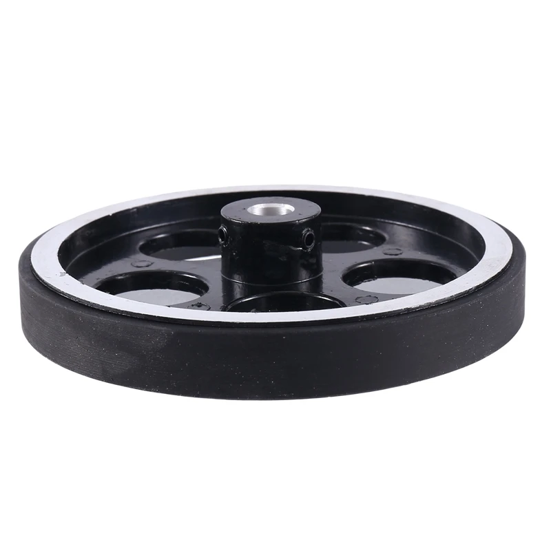 2Pcs 300Mmx8mm Industrial Aluminum Rubber Measuring Encoder Meter Wheel For Industrial Encoder
