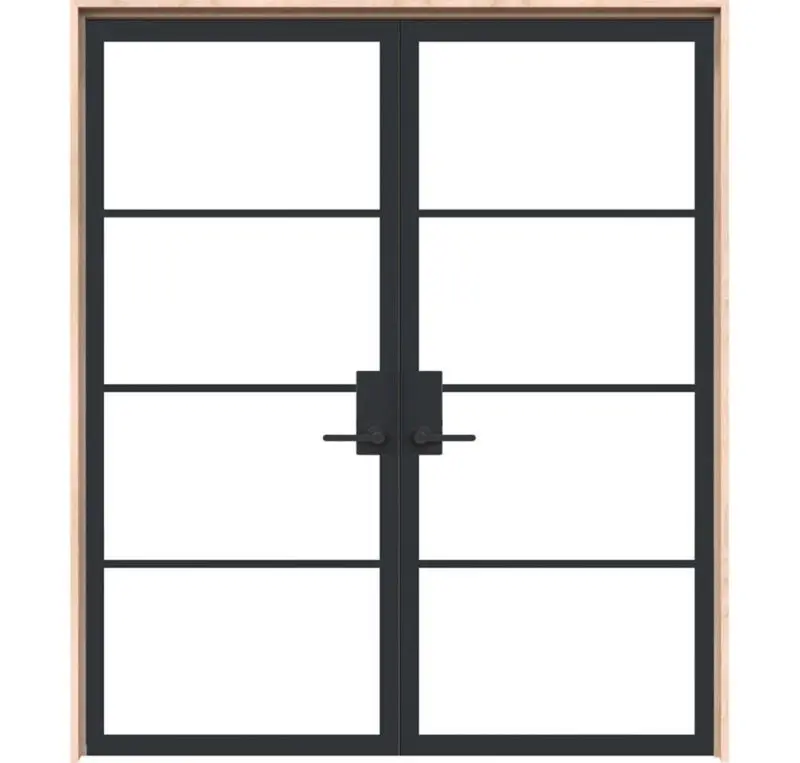 Portes principales en fer forgé pour maison moderne, porte d'entrée, porte de sécurité, design de haute qualité