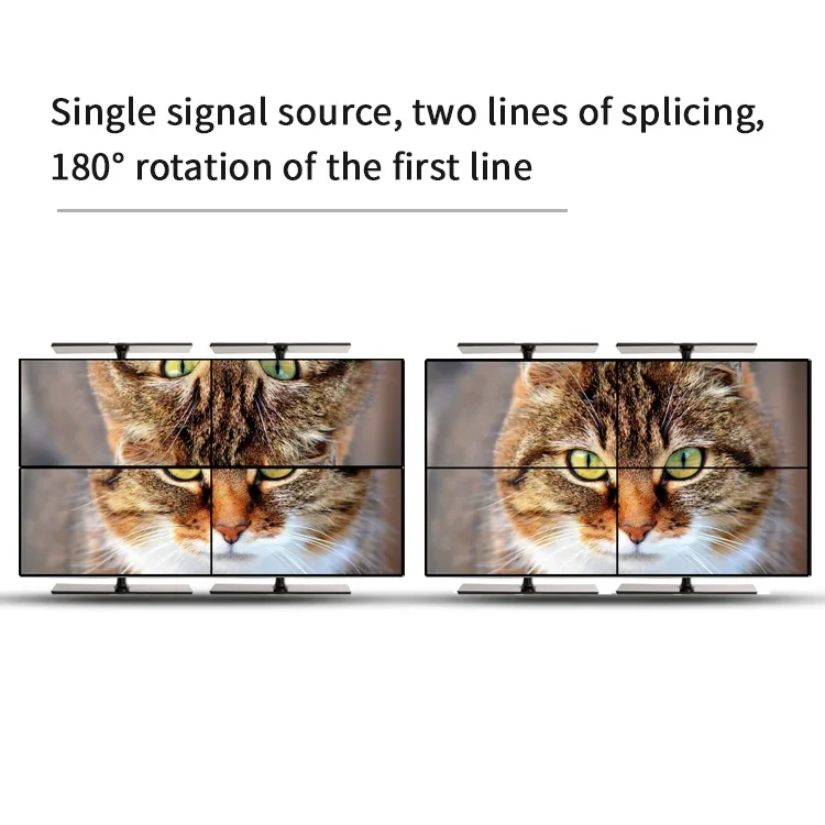 5 inputs 9 outputs video wall controller 2k 4k 8k hdmi tv rotating splicing processor 1x9 3x3 2x9 3x6 HD video controller