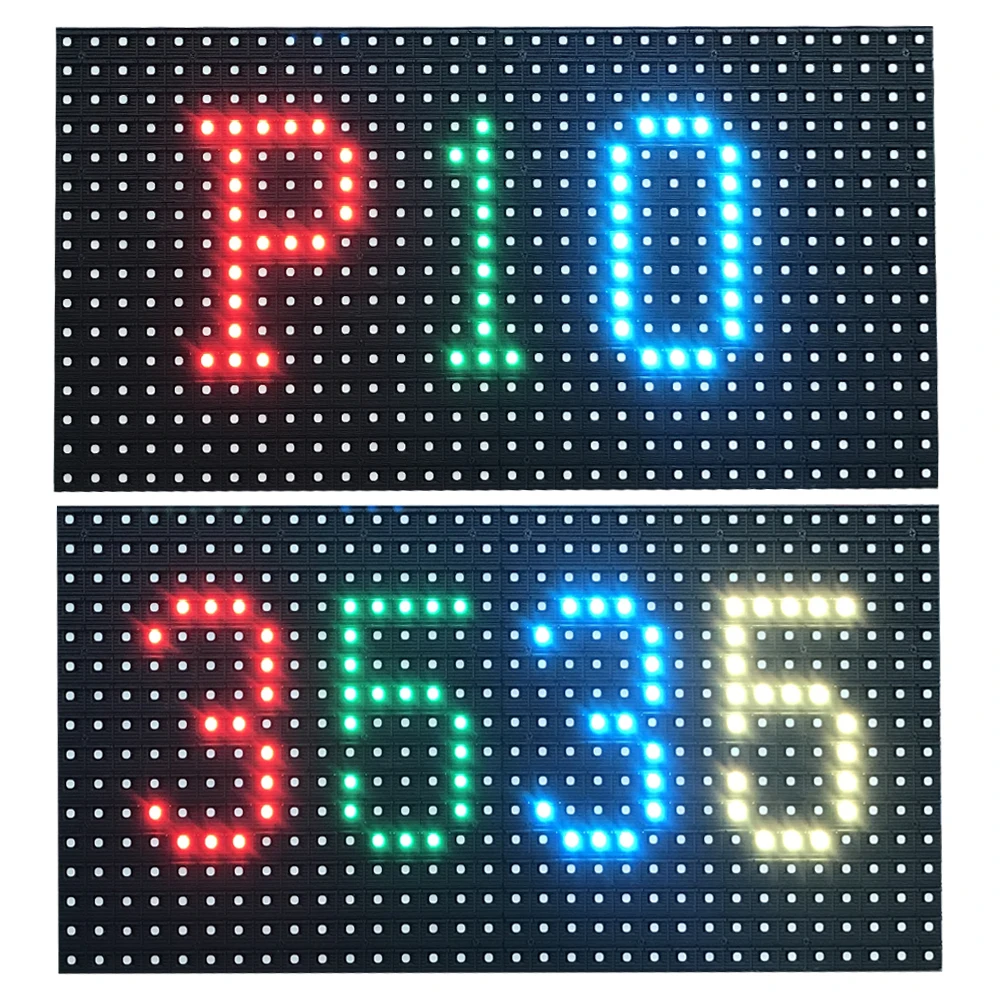 320x160mm P10 Outdoor Full Color LED Screen Display Module 32*16 Pixels SMD3535/SMD2727 RGB P10mm 1/2 or 1/4 Scan Led Panel