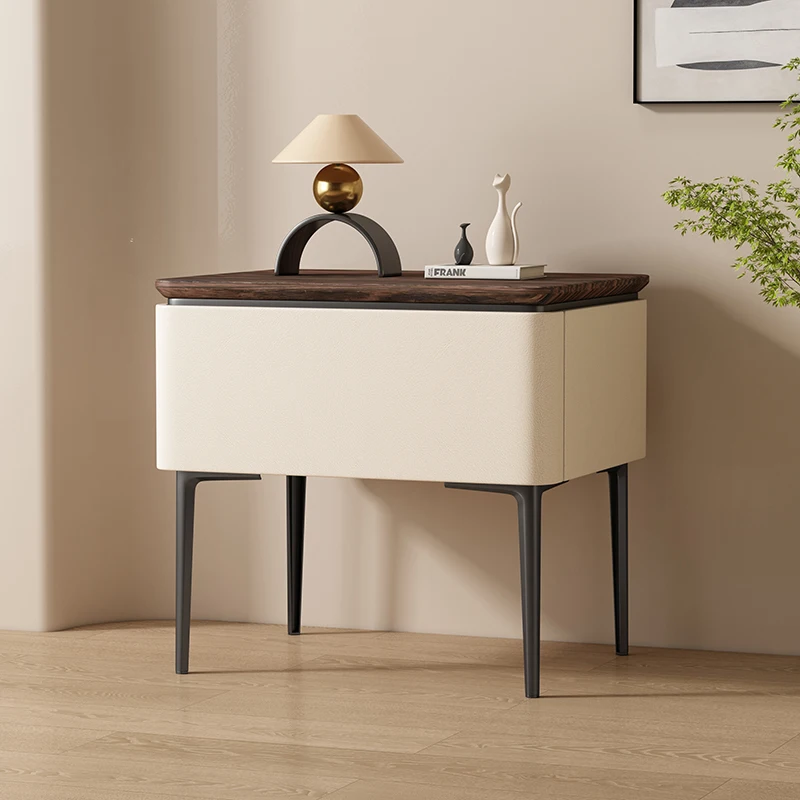 

Space Saving Bedside Table Italian Style Modern Luxury Bedside Table Storage With Drawers Mesa De Noche Bedroom Furniture