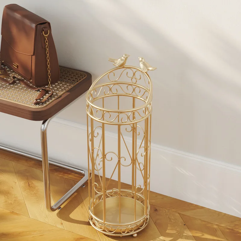 

Европейская креативная рамка для зонта, ведро для вестибюля домашнего отеля, полка, стеллаж для хранения из кованого железа