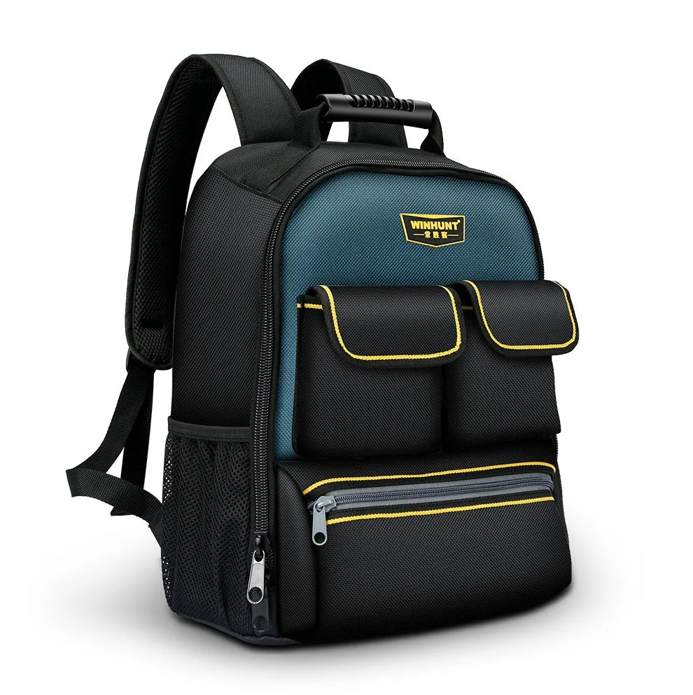 

2025 Durable and waterproof tool storage multi-functional repair thick canvas backpack large capacity double-shoulder bag
