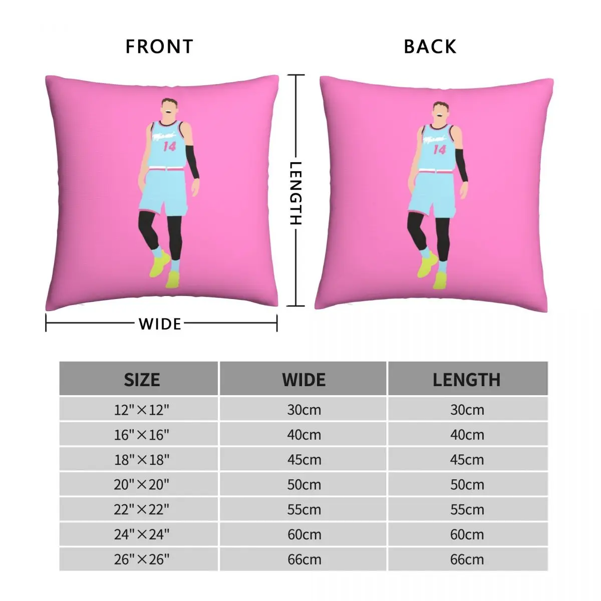 TYLER HERRO Square Pillowcase Polyester Linen Velvet Creative Zip Decor Room Cushion Cover Wholesale