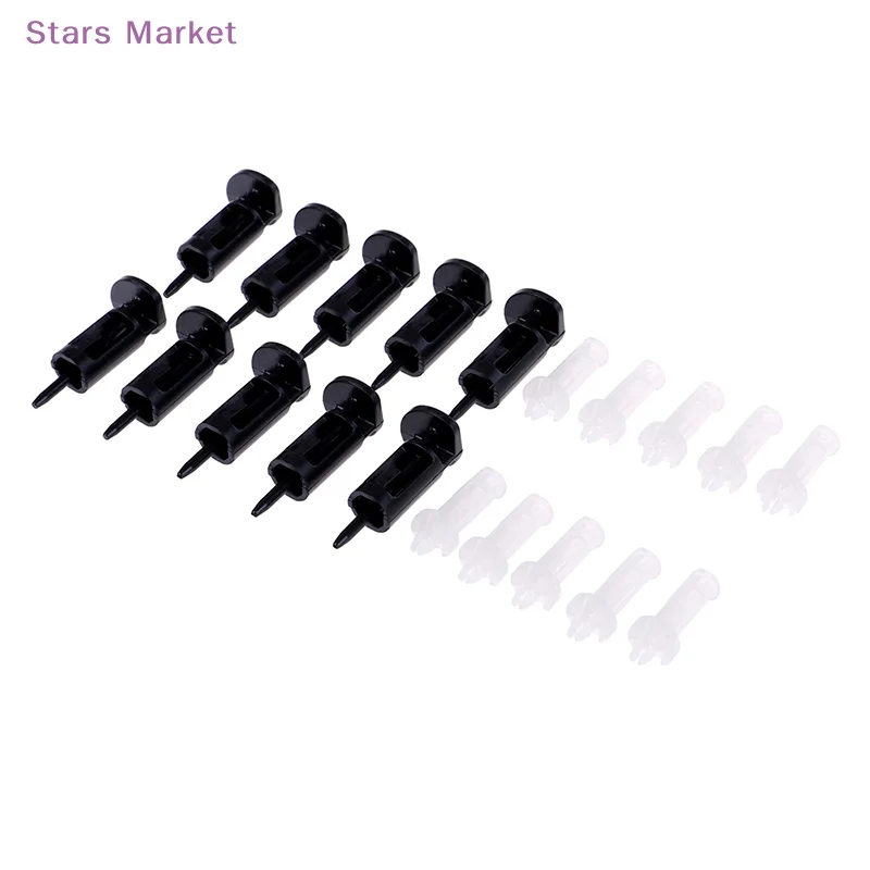 New 10Pcs 775 CPU Heatsink Mount Pin Plastic Push Screw Cooling Fan Mounting Clip