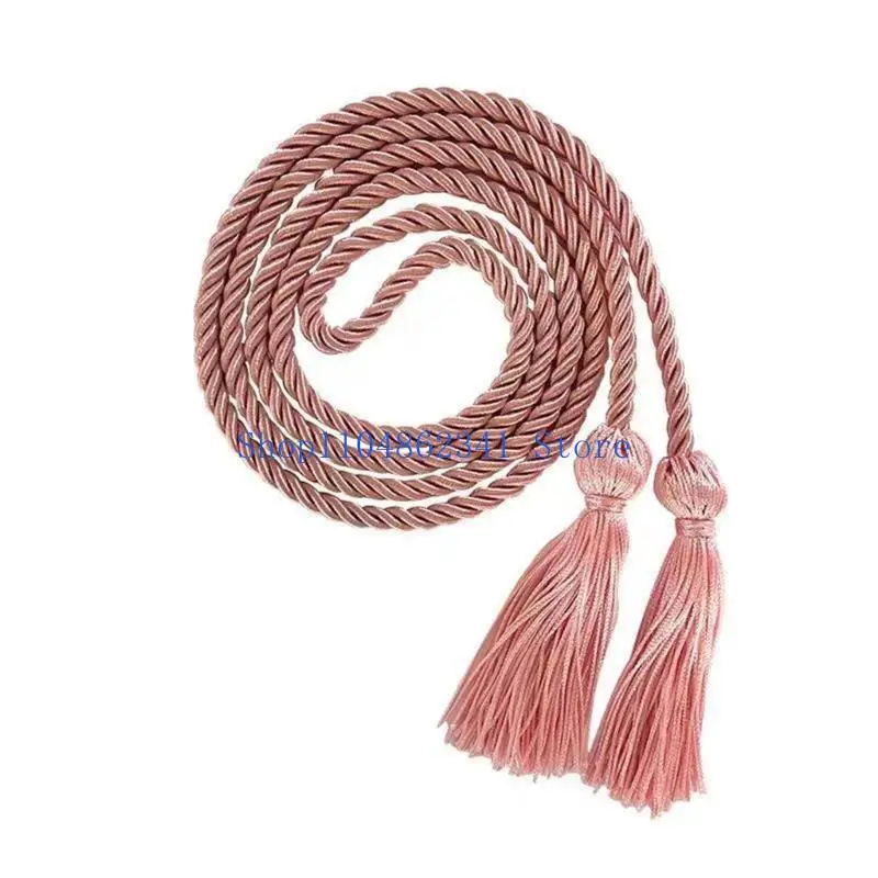 긴 술이있는 5asd 졸업 명예 코드 졸업 사진 파티를위한 졸업 코드 로프 벨트 졸업 술