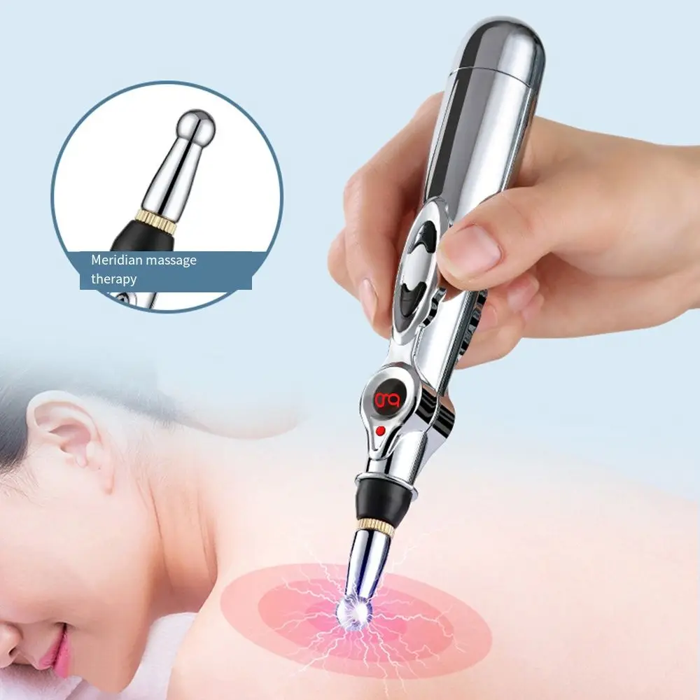 2/3/5 Heads Electronic Acupuncture Pen Safe 9th Gear Electric Massage Pen Acupuncture Meridian Energy Meridian Pen Arm