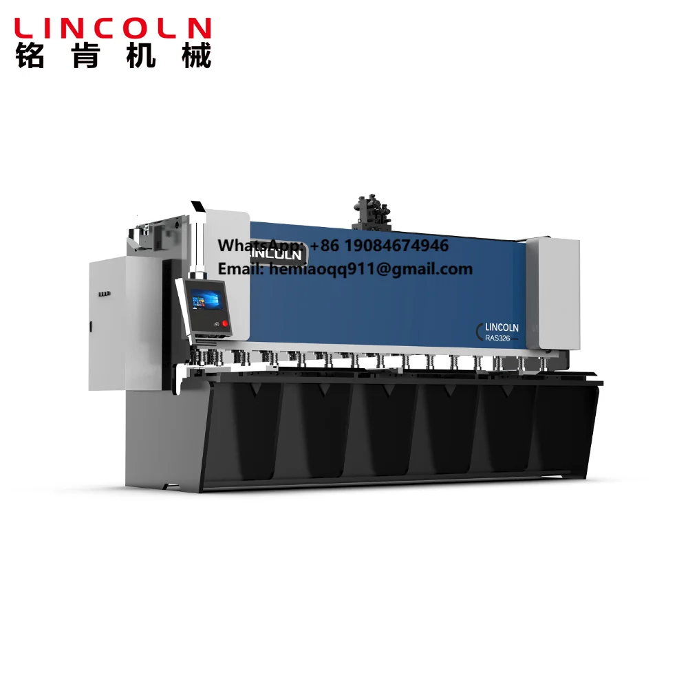 Hydraulic Guillotine Shear High Precision Sheet Metal Cutting Machine for Industrial Metal Fabrication RAS256