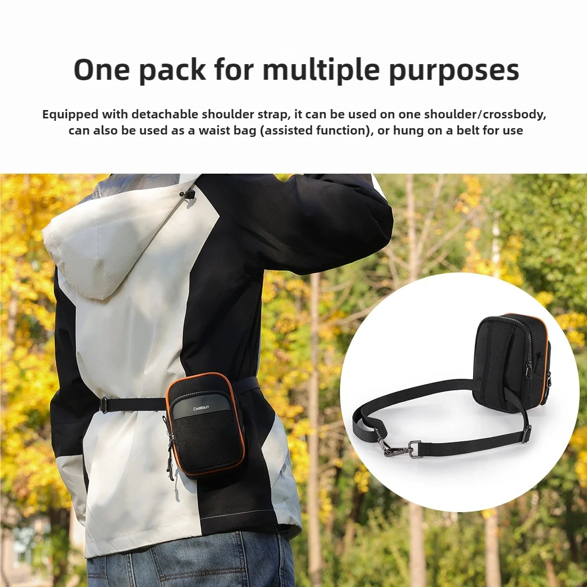 CADeN Portable CCD Camera Bag Scratch-Resistant Wear-Resistant Card Camera Mirrorless Outdoor Multifunctional Digital Bag