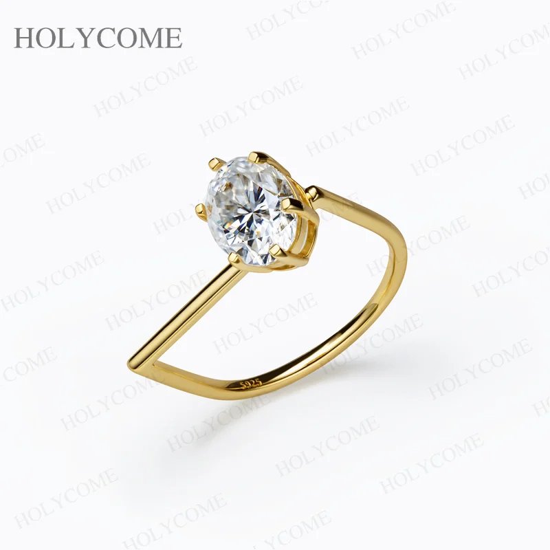 Ring aus S925 Silber, einzigartig, unregelmäßig, stapelbar, mit gemischten Moissaniten und Paraiba-Saphiren, geschichtet, INS Viral Fashion Schmuck – Detail 8