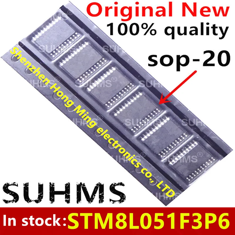 (10-100piece)100% New STM8L051F3P6 8L051F3P6 STM8L051F3P6TR sop-20 Chipset