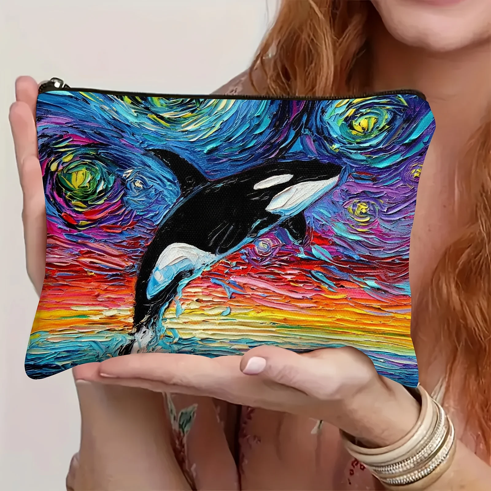 กระเป๋าแต่งหน้าออร์ก้า-กระเป๋าซิปอเนกประสงค์, กระเป๋าเก็บเครื่องประดับ, กระเป๋าซิปขนาดเล็กสำหรับเดินทางที่สมบูรณ์แบบ