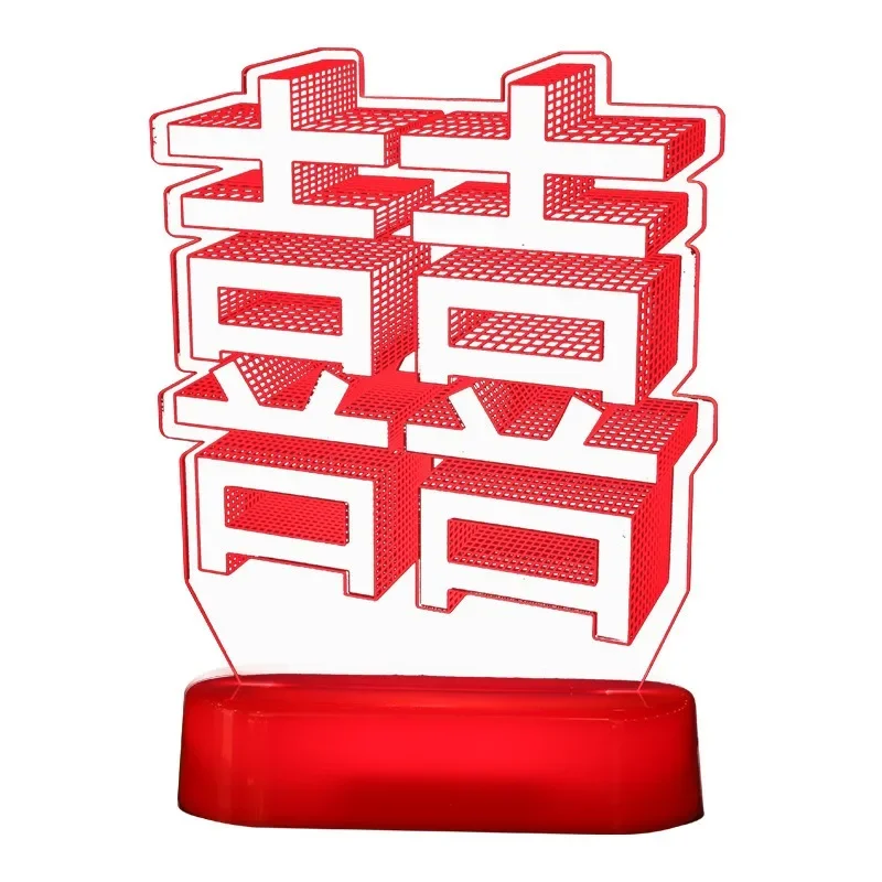 

Wedding words creative ornaments three-dimensional LED luminous lights