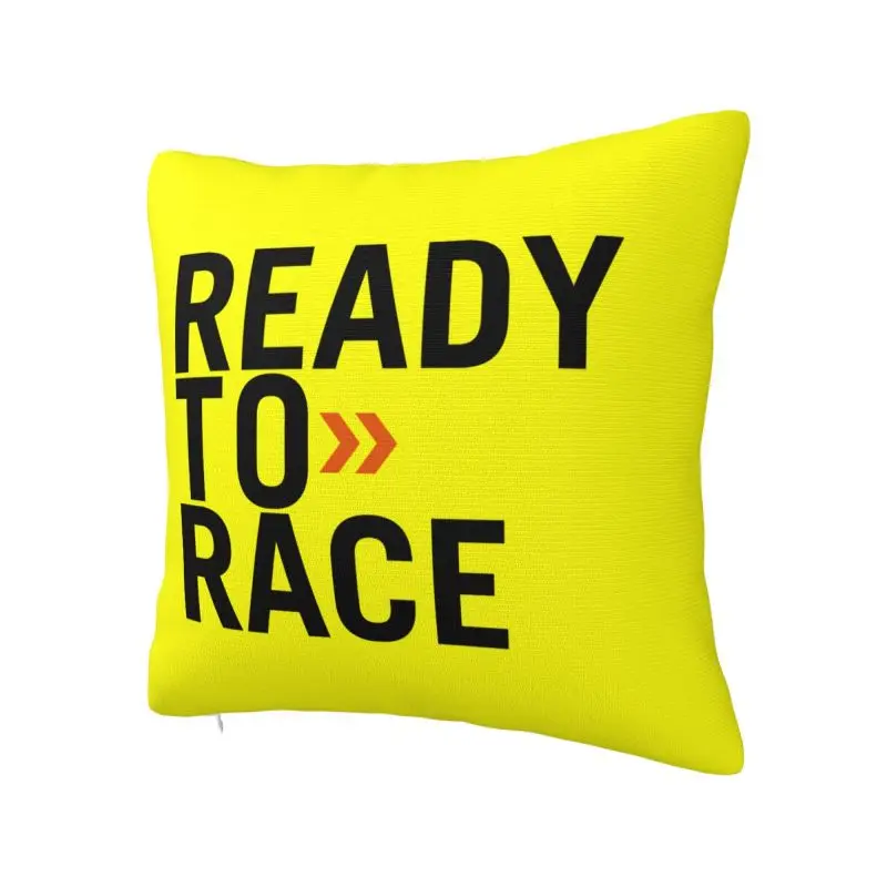 Nordic Ready To Race Sofa Cushion Cover Polyester Racing Sport Motorcycle Rider Pillow Case