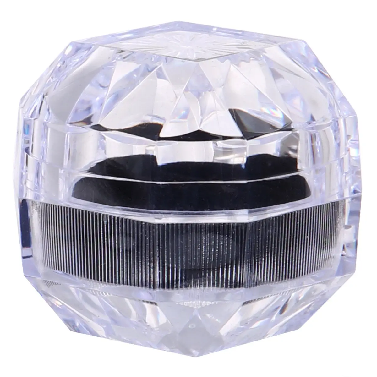 

Premium Ring Storage Box Jewelry Display Case Compact Earring Holder Elegant Gift Box for Wedding Christmas Birthday Black