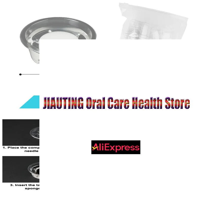 

20 шт./упак., одноразовые губчатые колпачки для татуировок, чашки для игл и наконечников для татуировки, чашки для чистки пены, принадлежности для татуировок