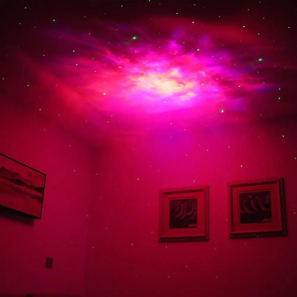 Remote Control Astronaut Projector LED Light Source Ceiling Mount Star Projector Starry Projection Nebula Light Bedroom Decor