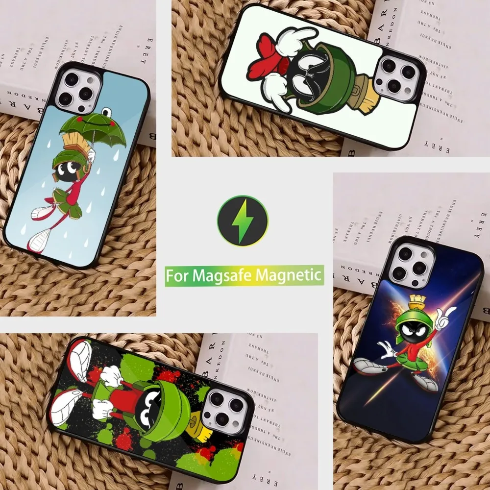 M-Marvin T-The M-Martian  Phone Case Case for iPhone 15,14,13,12,11,Pro,Max,Plus Mini Magsafe Magnetic Wireless Charging