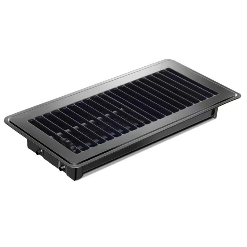 أغطية فتحات تهوية أرضية المنزل ، فتحة تهوية قابلة للتعديل ، شبكة تهوية مغناطيسية ، 4 × 10 بوصة ، 2