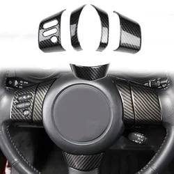 Steering Wheel ABS Carbon Fiber Cover Trim Bezel For Toyota FJ Cruiser 2007-2021 Car Styling Interior Decoration