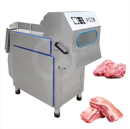 

Commercial Boneless Steak Bacon Slicer Chicken Meat Dicer Cube Cutting Machine