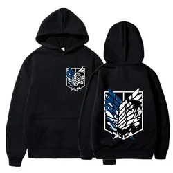 2024 Anime Attack on Titan Men's Hoodie Men Women Streetwear Pullover Harajuku Shingeki No Kyojin Hoodies Sweatshirt Clothes