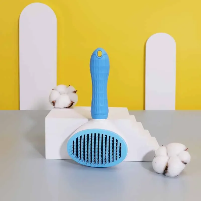 

Pet brush Retractable hair removal open knot comb Dog hair removal brush Massage comb does not hurt the skin Pet supplies