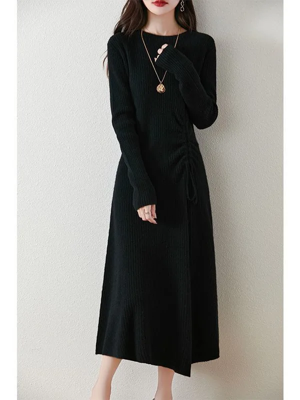 드레스 여성용 드레스 맥시 새틴 스팽글 라인스톤 크루넥 테일드 클럽웨어 센슈얼 밀레니엄 핫걸 나이트클럽 글로시 섹시