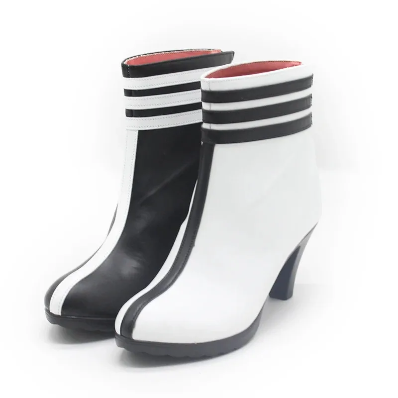 

CyAnime Ghoul Juuzou Suzuya Cosplay Shoes High Heeled CCG's Jason Shoes Rei Suzuya For Hallowmas Party Adult Women Men