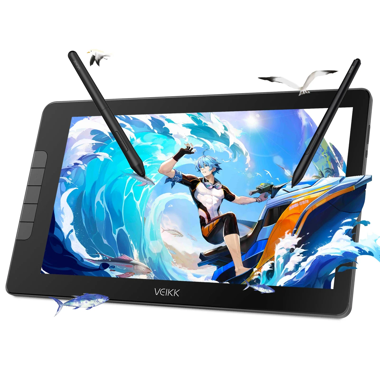 

VEIKK STUDIO 16 Advanced 3D Drawing Tablet with Screen for Graphic Design and Digital Art - Ergonomic and User-Friendly