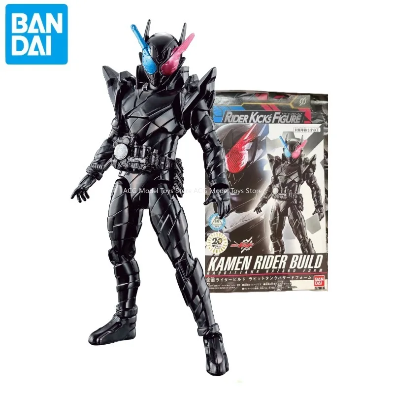 

Original Bandai RIDER KICK'S FIGURE RKF Tokusatsu Kamen Rider Build RabbitTank Hazard Action Figure Toys Collection Model Gift