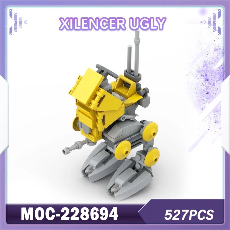 

136 шт., космическая война, 327-й AT-RT, модель строительного блока, набор кирпичей, креативные подарки, миниатюрные игрушки для девочек «сделай сам», MOC-226848