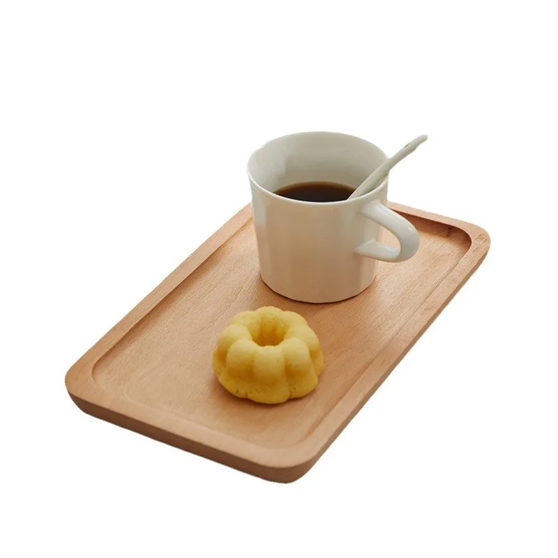

Japanese oval wooden tray solid wood rectangular dinner plate black walnut afternoon tea coffee tray exquisite small tray