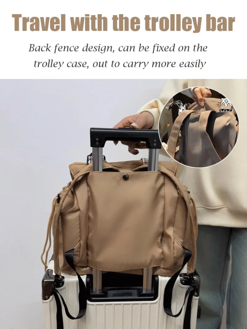 Women's Multi-functional Backpack Travel Organizer Nappy Bag Large Capacity Breastfeeding Shoulder Bag Maternity Crossbody Bag