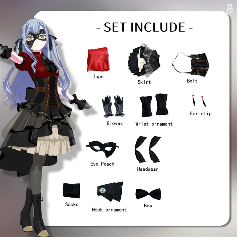 Bang Dream Sakiko Togawa Cosplay Kostuum Wakaba Mutsumi Carnaval Uniform Volwassen Anime Halloween Kostuums Maskerade Vrouwen Game