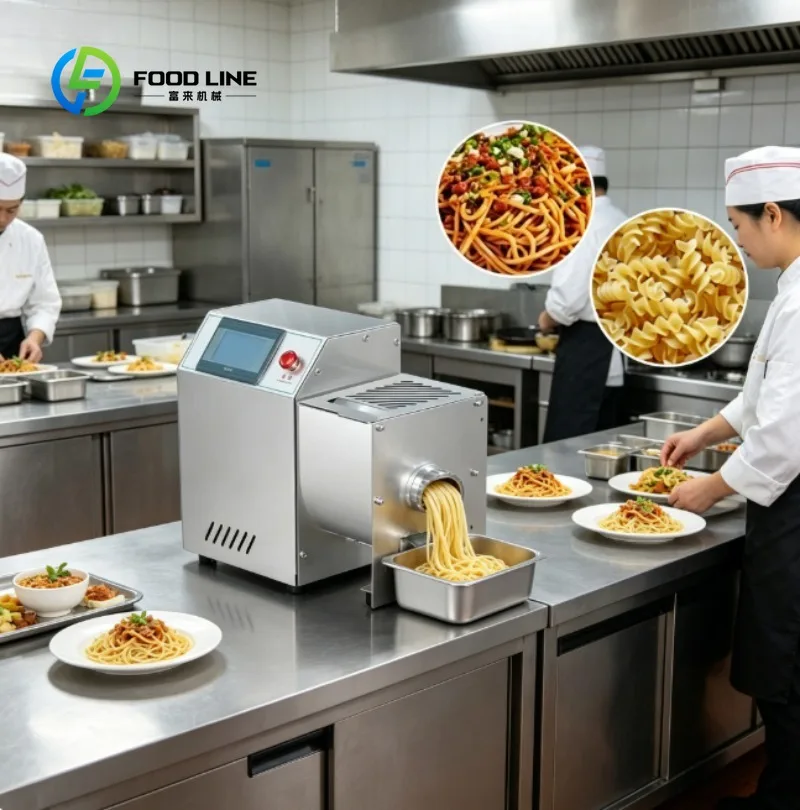 Stainless Steel good-Output Noodle Extruder with Smart Speed Control for Spaghetti, Fettuccine  Ideal for Restaurants