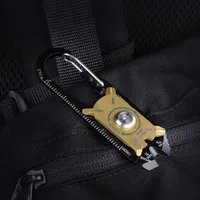 20 in 1 Multifunctional Key Ring Pocket Camping EDC Gadget Portable Mini Utility Multi Tool Keychain Outdoor Tools