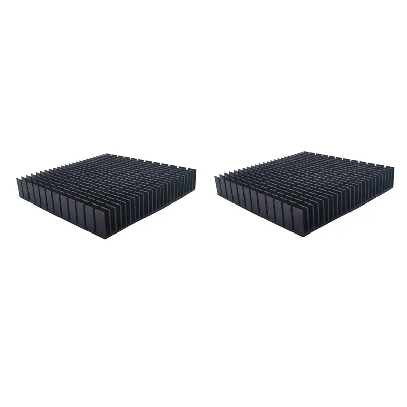 N35R-2Pcs 120Mm Heating Panel Heat Sink Aluminum Heatsink CPU Power Amplifier Radiator B
