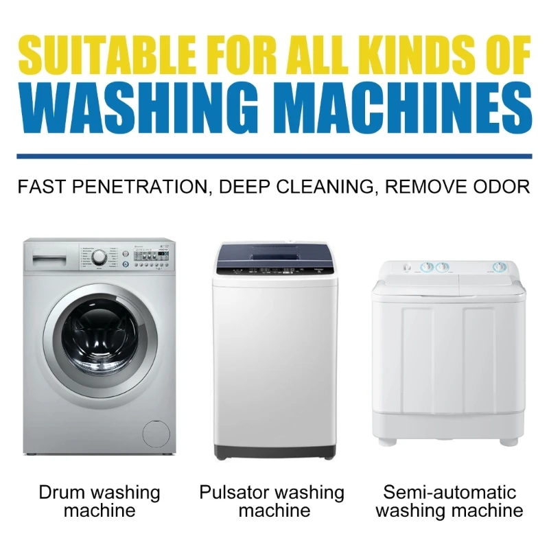 Deep Cleaning Washing Machine Tablets Effective Dirt and Odor Removal Multifunction Laundry Machine Sweeping Supplies