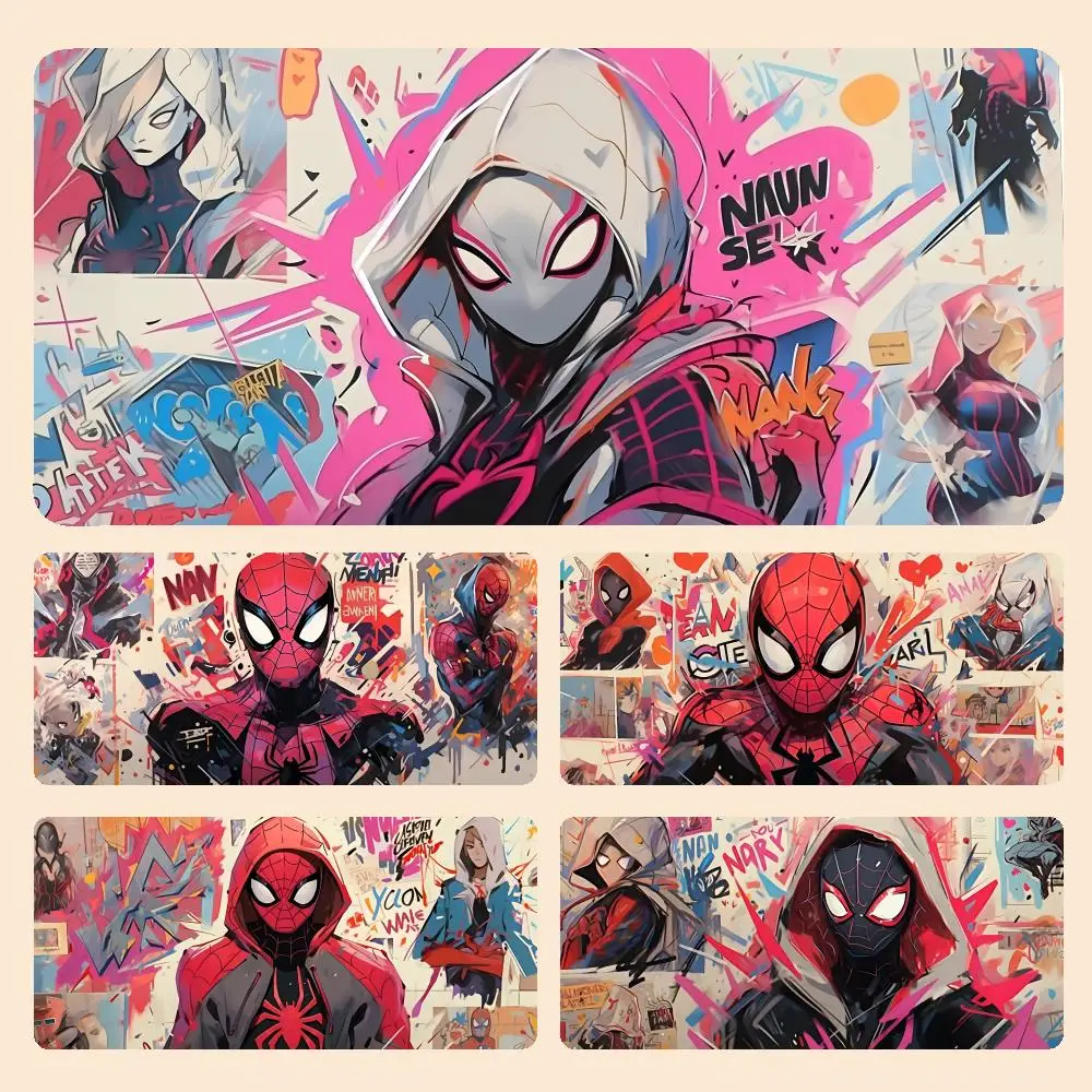 

Anime Gamer XL Computer HD Home Mousepad XXL Mouse Mat Natural Rubber Non-Slip Carpet Table Mat Mouse Mat S-Spider Mans