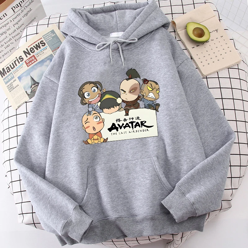 Hoodies Avatar The Last Airbender Vintage Print Sweatshirts Men Women Fashion Neutral Sweatshirt Oversized Hoodie Coat Tracksuit