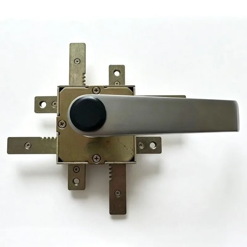 Integrated Handle Multi Direction Locking Mechanism Safe Door Hardware With Four Side Deadbolts