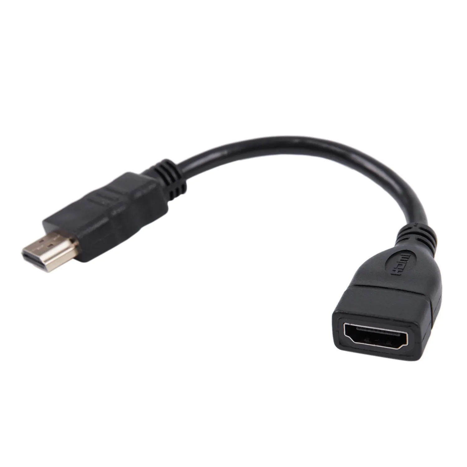 Hdmi-compatible Male To Female Extender Cable Short And Convenient For Google Chrome Cast, Fire Tv Stick, Roku Stick Connection