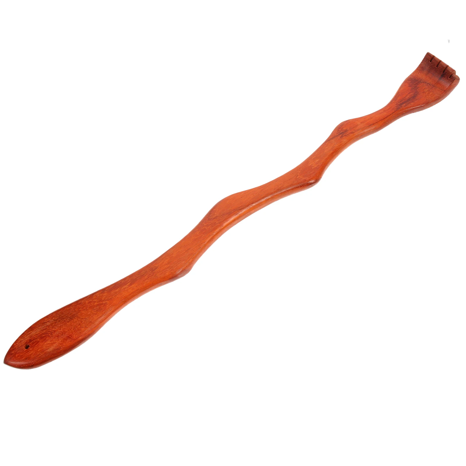 Snake Shaped Wooden Back Scratcher Long Handle Back Massage Tool Itching Relief Body Scratch Tool Massage Supply