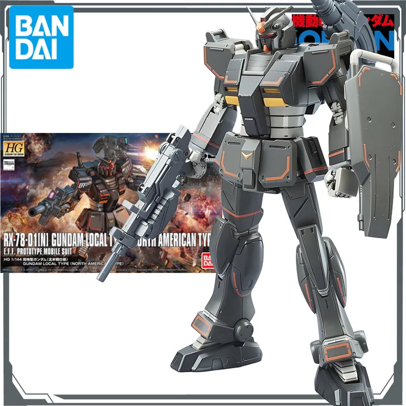 Oryginalny zestaw modelarski Bandai GUNDAM HGGTO RX-78-01 [N] GUNDAM LOCAL TYPE & RX-78-01 [N] GUNDAM LOCAL TYPE (NORTH AMERICAN TYPE)