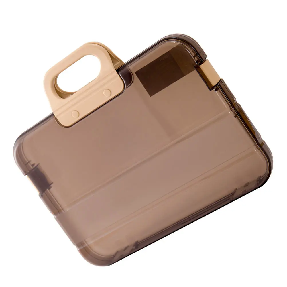 A4 File Storage Container Lightweight Portable Document ganizer Boxes Paper Holder File Folder Folder Archives Case