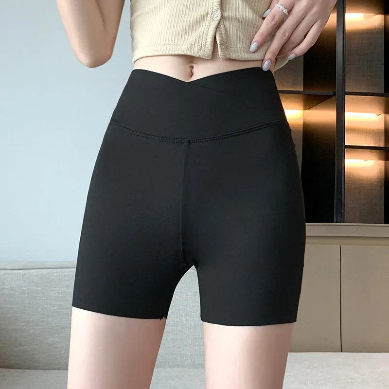 Spring and Summer 2026 Shark Pants Women's Thin Yoga Shorts Leggings Belly-lifting Hip Casual Home Shorts Fashion Outer Wear