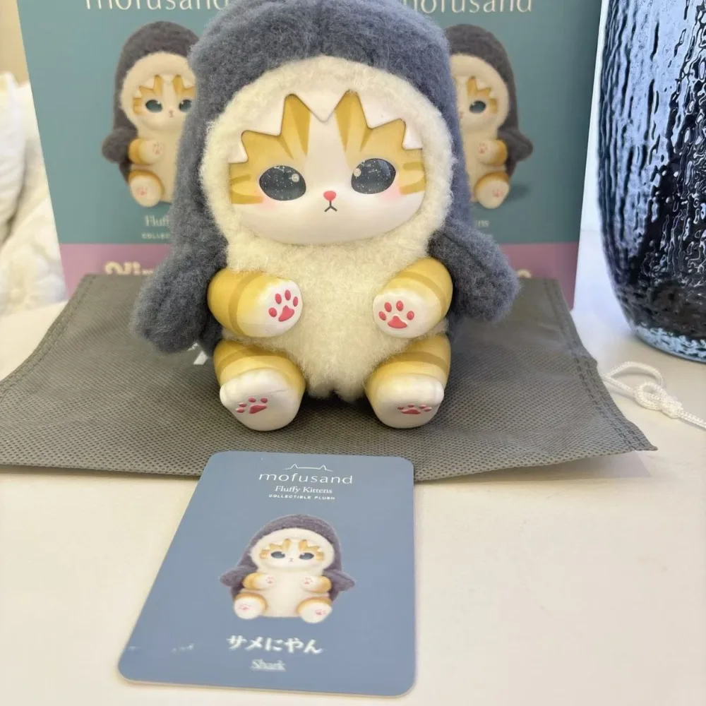 Katzen-Sandy-Vinyl-Plüschpuppen-Anhänger-Blindbox – Süße Tierfigur als Ornament, Kinderdekoration, Mädchen-Geburtstagsgeschenk, Spielzeug-Blindbag – Detail 9
